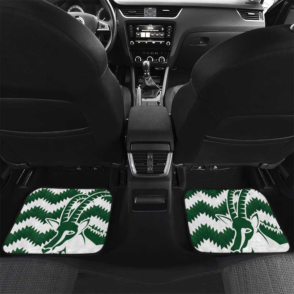 Zimbabwe Rugby The Sables Personalized Car Mats Retro Jersey Inspired - African Pride