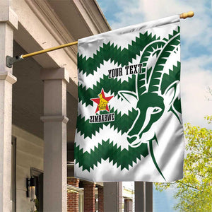 Zimbabwe Rugby The Sables Personalized Garden Flag Retro Jersey Inspired - African Pride
