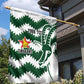 Zimbabwe Rugby The Sables Personalized Garden Flag Retro Jersey Inspired - African Pride