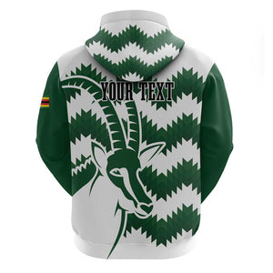 Zimbabwe Rugby The Sables Personalized Hoodie Retro Jersey Inspired - African Pride