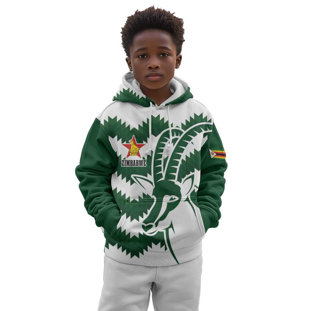Zimbabwe Rugby The Sables Personalized Kid Hoodie Retro Jersey Inspired - African Pride