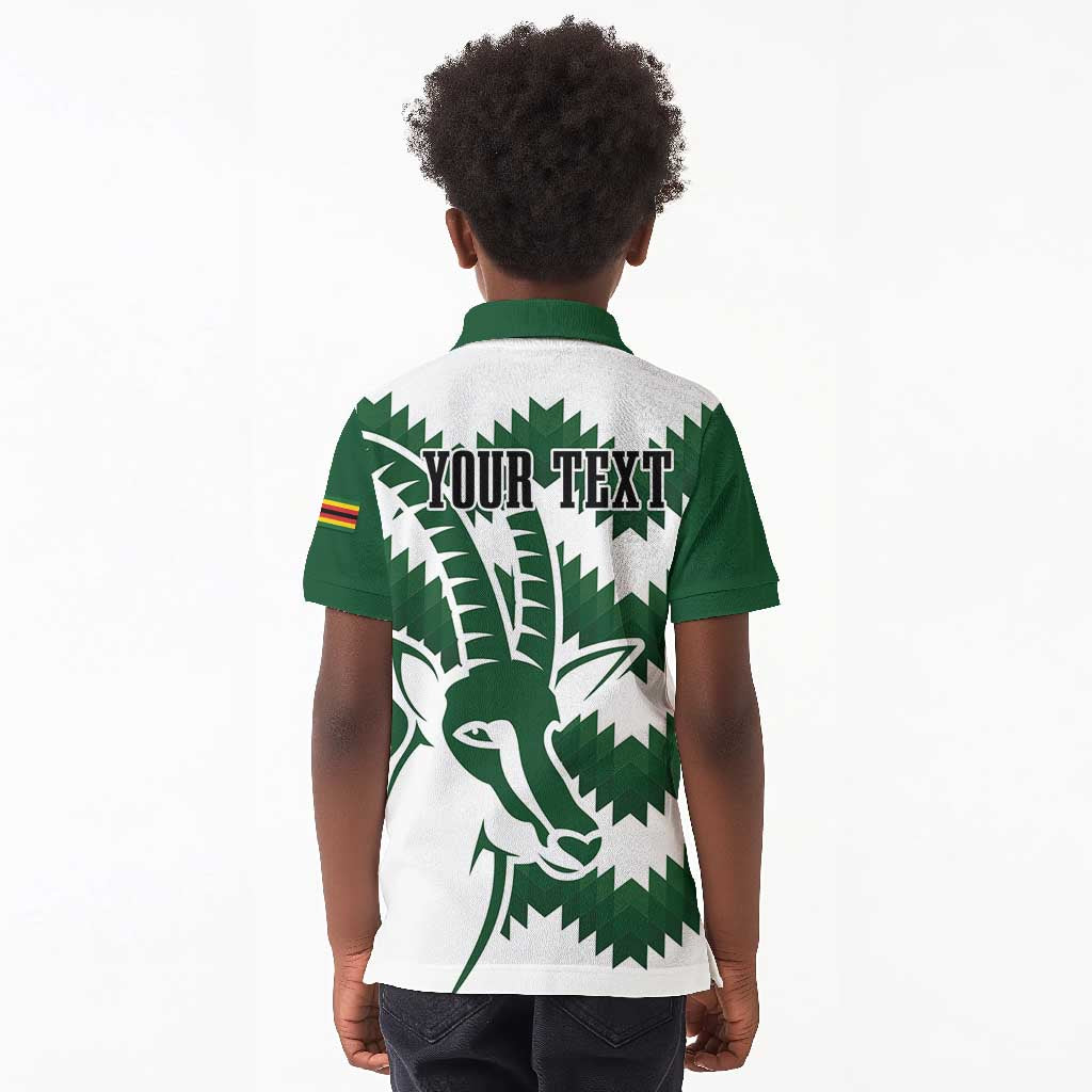 Zimbabwe Rugby The Sables Personalized Kid Polo Shirt Retro Jersey Inspired - African Pride