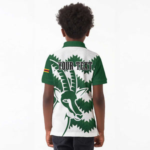Zimbabwe Rugby The Sables Personalized Kid Polo Shirt Retro Jersey Inspired - African Pride