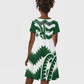 Zimbabwe Rugby The Sables Personalized Kid Short Sleeve Dress Retro Jersey Inspired - African Pride