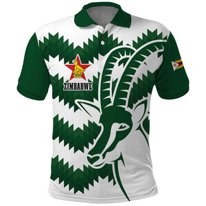 Zimbabwe Rugby The Sables Personalized Polo Shirt Retro Jersey Inspired - African Pride
