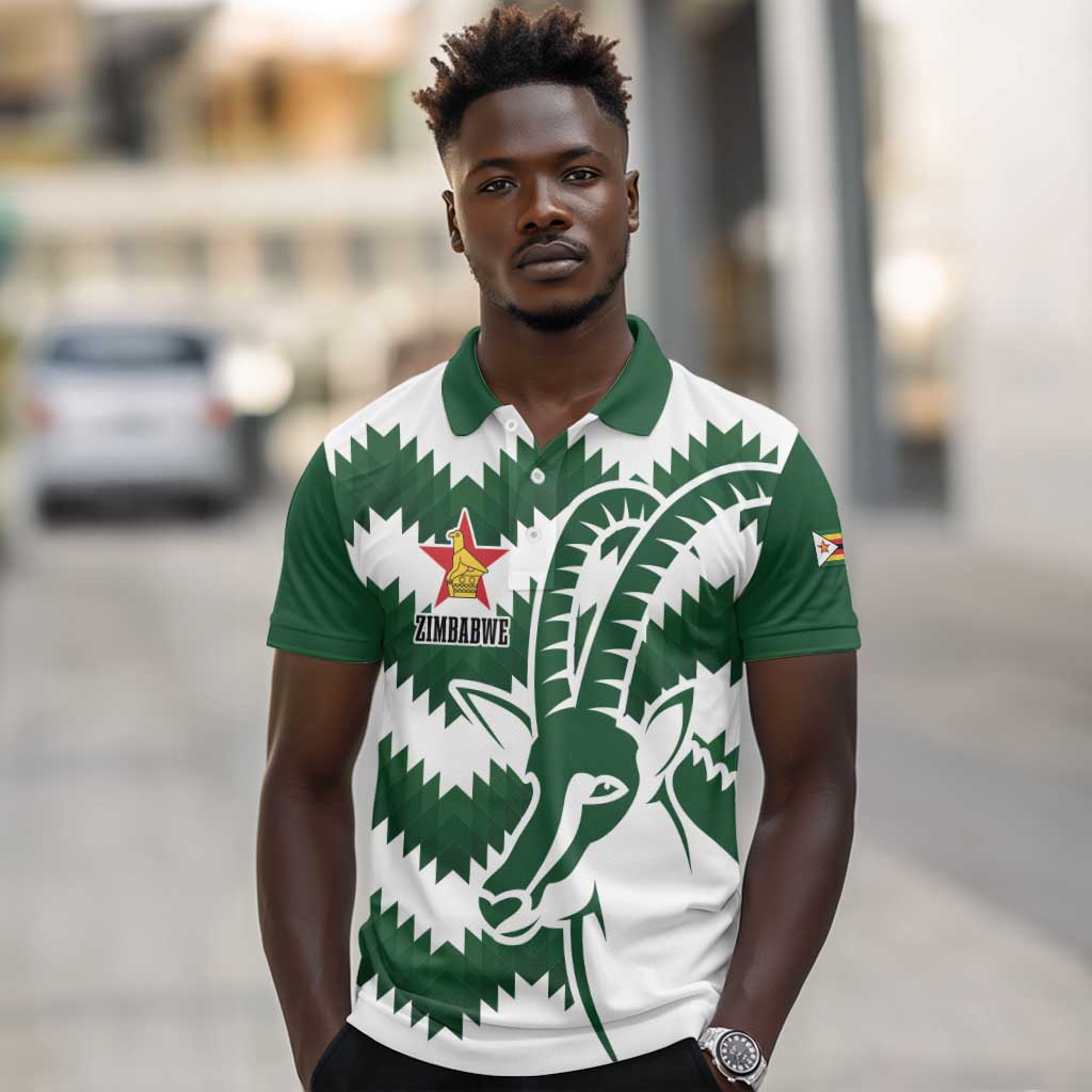Zimbabwe Rugby The Sables Personalized Polo Shirt Retro Jersey Inspired - African Pride