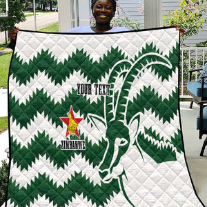 Zimbabwe Rugby The Sables Personalized Quilt Retro Jersey Inspired - African Pride