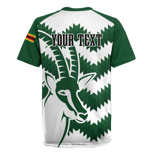 Zimbabwe Rugby The Sables Personalized Rugby Jersey Retro Jersey Inspired - African Pride