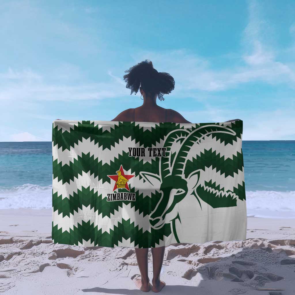 Zimbabwe Rugby The Sables Personalized Sarong Retro Jersey Inspired - African Pride