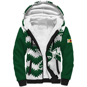 Zimbabwe Rugby The Sables Personalized Sherpa Hoodie Retro Jersey Inspired - African Pride