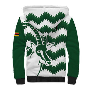 Zimbabwe Rugby The Sables Personalized Sherpa Hoodie Retro Jersey Inspired - African Pride