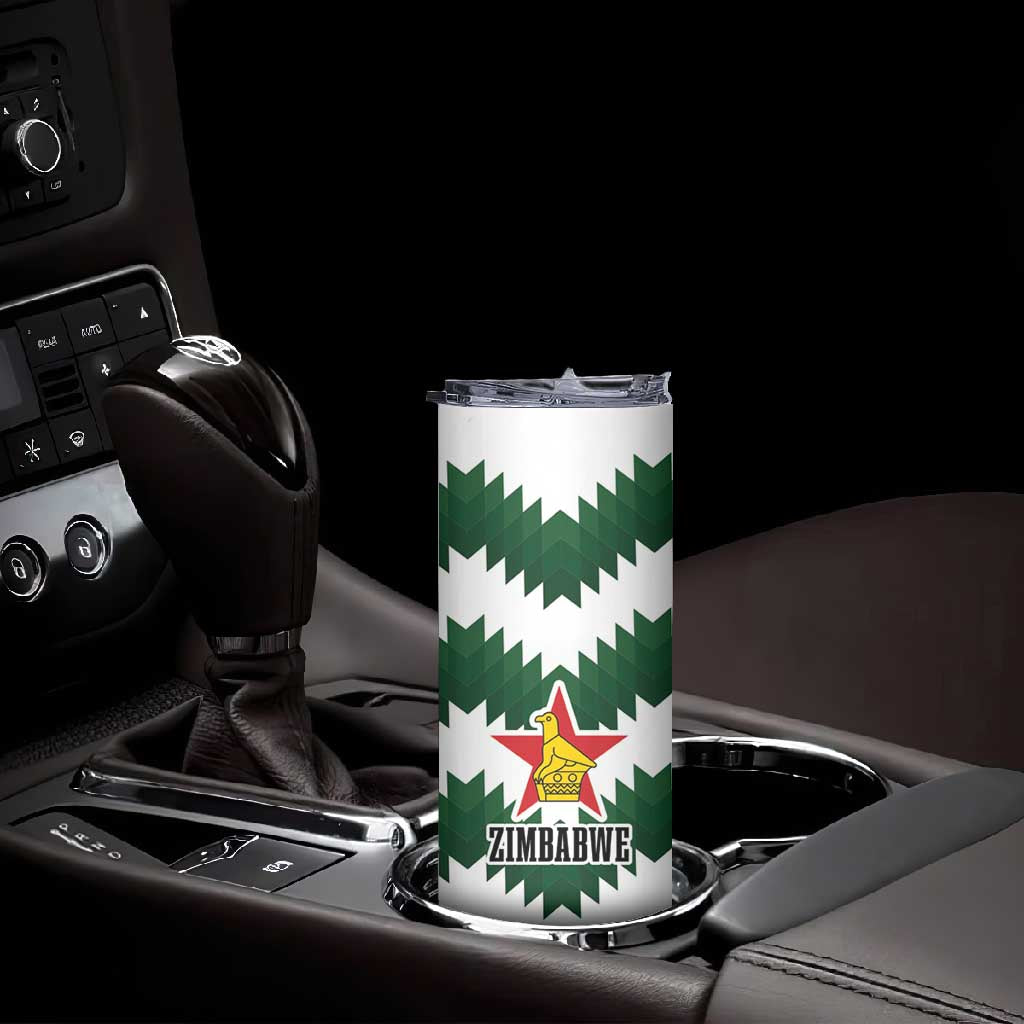 Zimbabwe Rugby The Sables Personalized Skinny Tumbler Retro Jersey Inspired - African Pride