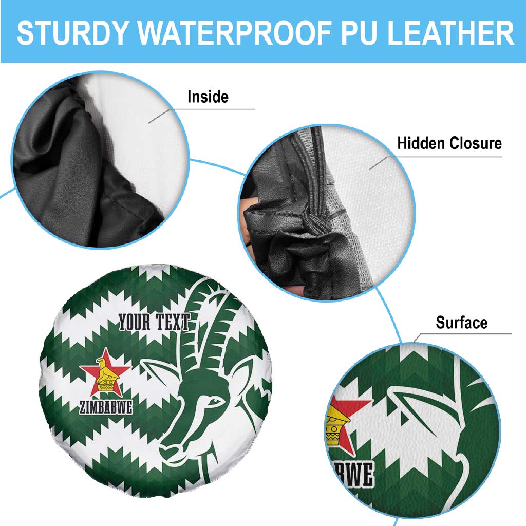 Zimbabwe Rugby The Sables Personalized Spare Tire Cover Retro Jersey Inspired - African Pride