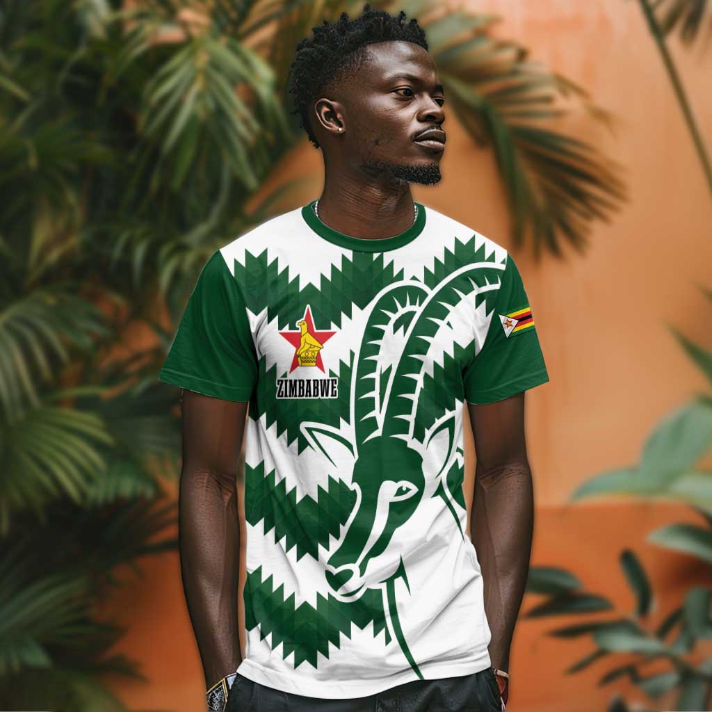 Zimbabwe Rugby The Sables Personalized T shirt Retro Jersey Inspired - African Pride