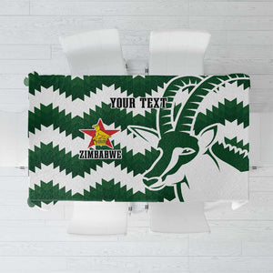 Zimbabwe Rugby The Sables Personalized Tablecloth Retro Jersey Inspired - African Pride