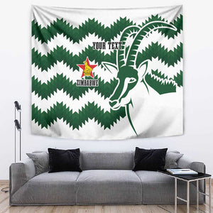 Zimbabwe Rugby The Sables Personalized Tapestry Retro Jersey Inspired - African Pride
