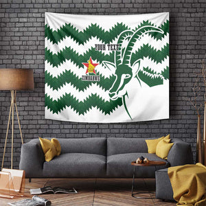 Zimbabwe Rugby The Sables Personalized Tapestry Retro Jersey Inspired - African Pride