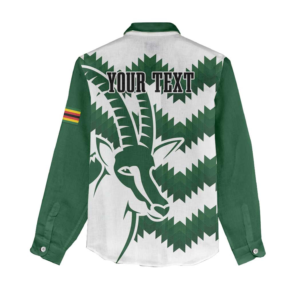 Zimbabwe Rugby The Sables Personalized Women Casual Shirt Retro Jersey Inspired - African Pride