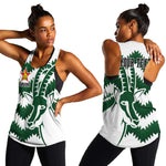 Zimbabwe Rugby The Sables Personalized Women Racerback Tank Retro Jersey Inspired - African Pride