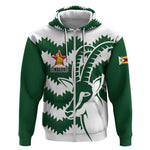 Zimbabwe Rugby The Sables Personalized Zip Hoodie Retro Jersey Inspired - African Pride