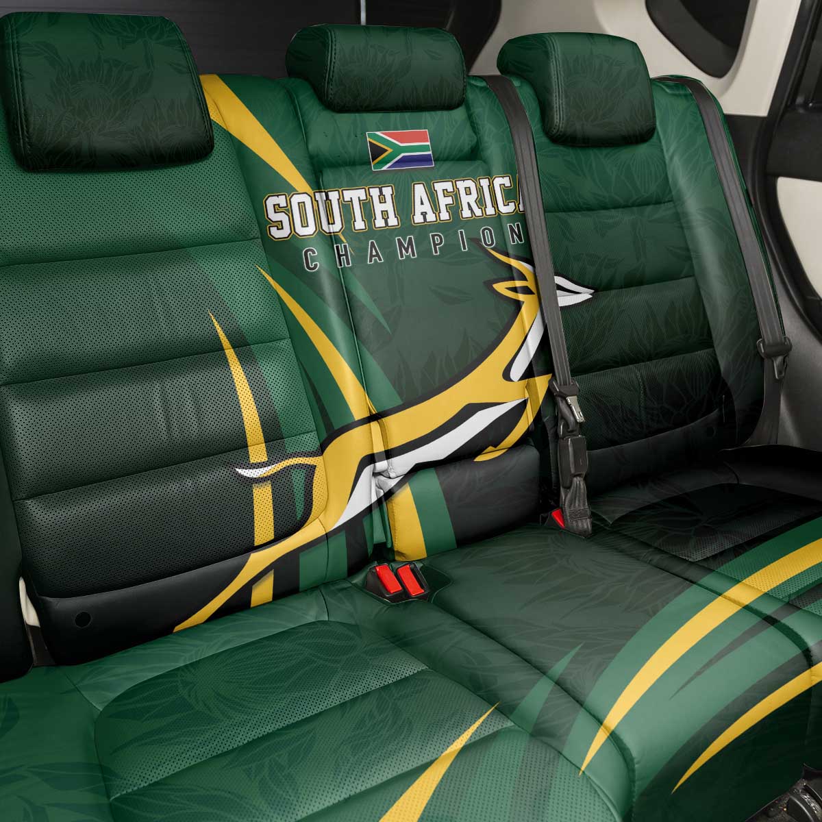 South Africa WC2026 Back Car Seat Cover Springboks Champion