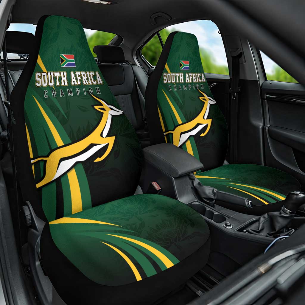 Springbok Driver Cover South Africa WC2026 Car Seat Cover Springboks Champion by African Pride