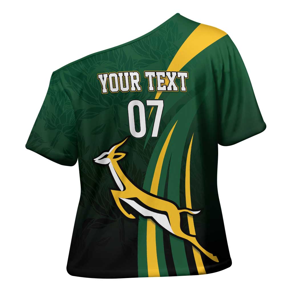 South Africa WC2026 Personalized Cross Shoulder Shirt Springboks Champion