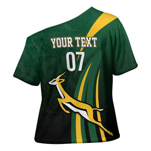 South Africa WC2026 Personalized Cross Shoulder Shirt Springboks Champion