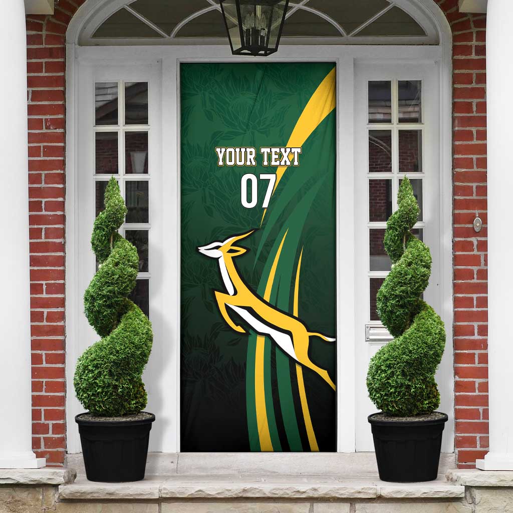 South Africa WC2026 Personalized Door Cover Springboks Champion