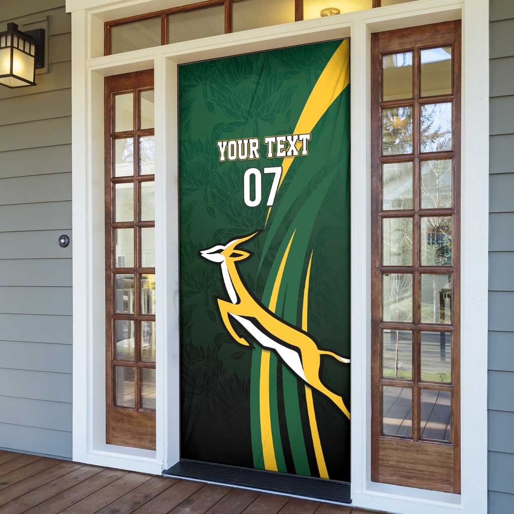 South Africa WC2026 Personalized Door Cover Springboks Champion