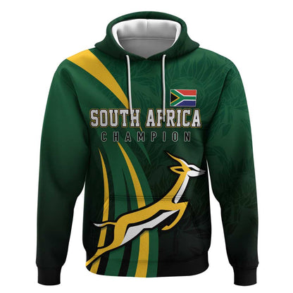 South Africa WC2026 Personalized Hoodie Springboks Champion