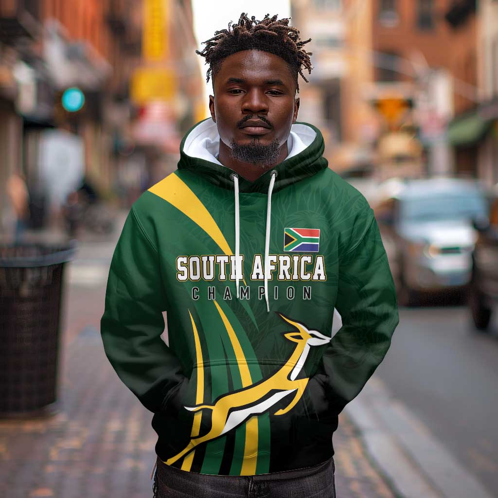 South Africa WC2026 Personalized Hoodie Springboks Champion