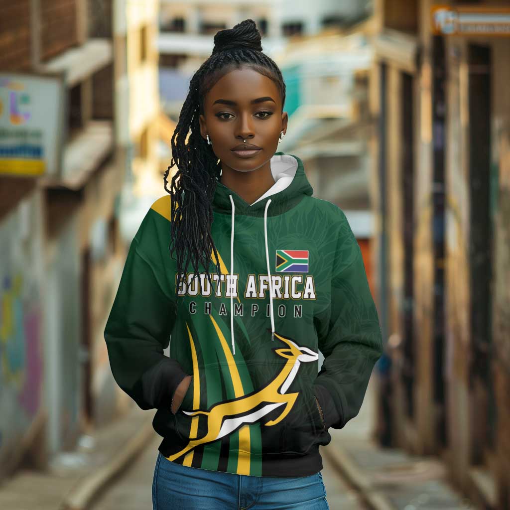 South Africa WC2026 Personalized Hoodie Springboks Champion
