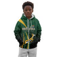 South Africa WC2026 Personalized Kid Hoodie Springboks Champion