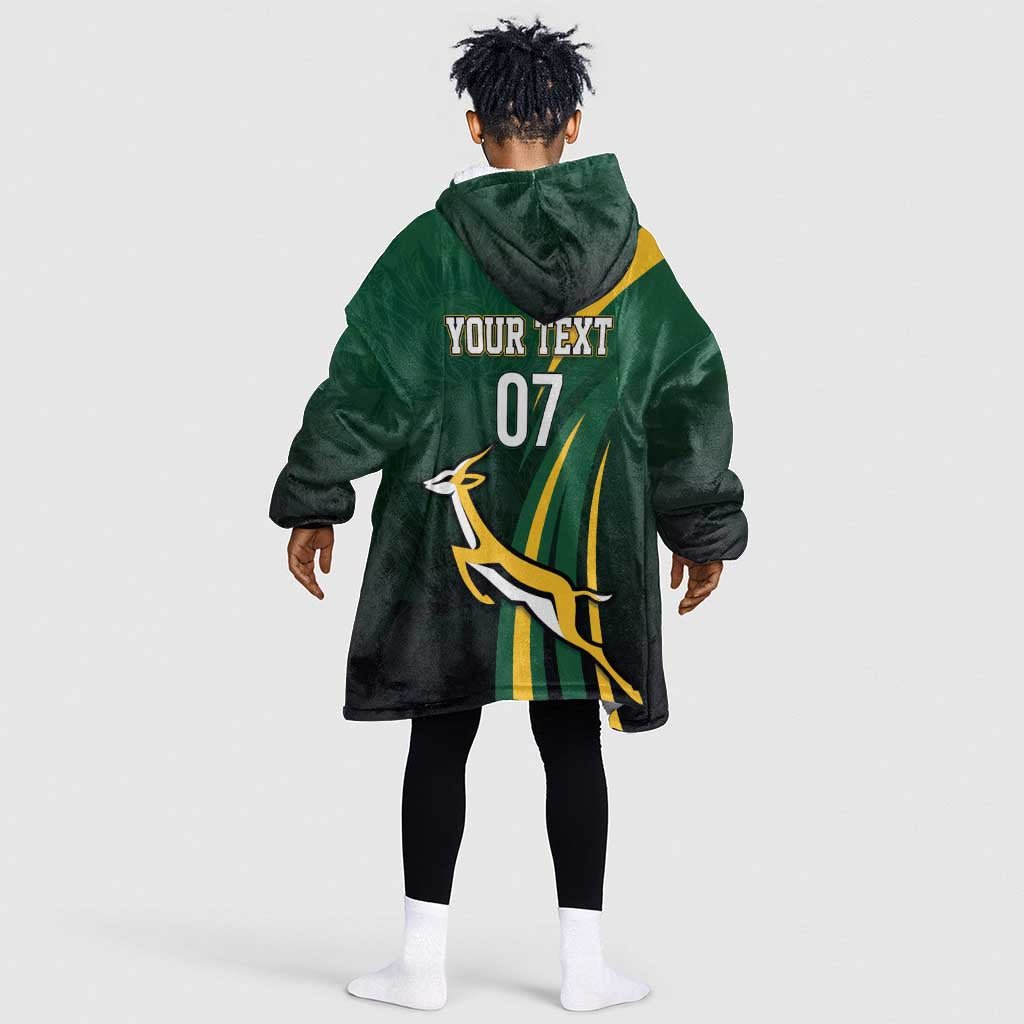 South Africa WC2026 Personalized Kid Wearable Blanket Hoodie Springboks Champion