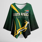 South Africa WC2026 Personalized Kimono Sleeve Blouse Springboks Champion