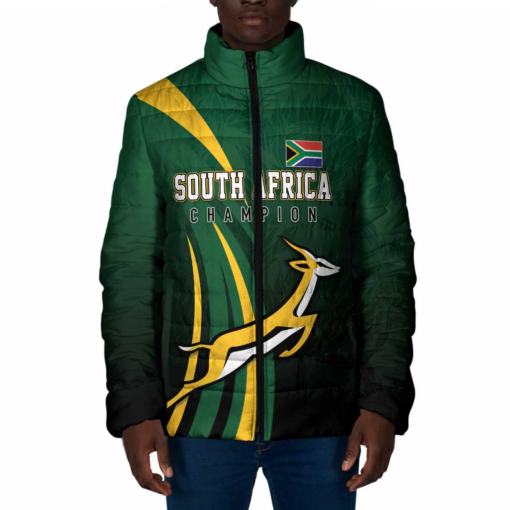 South Africa WC2026 Personalized Padded Jacket Springboks Champion by ...