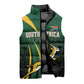 South Africa WC2026 Personalized Sleeveless Puffer Jacket Springboks Champion