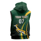 South Africa WC2026 Personalized Sleeveless Zip Hoodie Springboks Champion