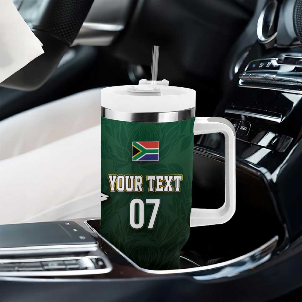 South Africa WC2026 Personalized Tumbler With Handle Springboks Champion
