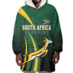 South Africa WC2026 Personalized Wearable Blanket Hoodie Springboks Champion