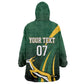 South Africa WC2026 Personalized Wearable Blanket Hoodie Springboks Champion