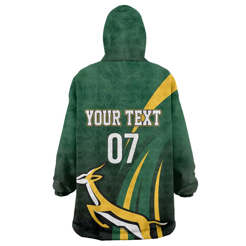 South Africa WC2026 Personalized Wearable Blanket Hoodie Springboks Champion