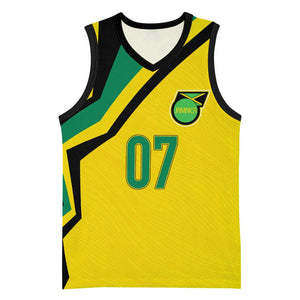 Personalised Jamaica Football Basketball Jersey Reggae Boyz Retro WC 1998 Inspired - African Pride