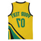 Personalised Jamaica Football Basketball Jersey Reggae Boyz Retro WC 1998 Inspired - African Pride