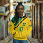 Personalised Jamaica Football Hoodie Reggae Boyz Retro WC 1998 Inspired