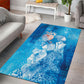 Afro Erzulie Dantor Veve Area Rug Mother Goddess