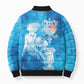 Afro Erzulie Dantor Veve Bomber Puffer Jacket Mother Goddess