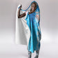 Afro Erzulie Dantor Veve Hooded Blanket Mother Goddess