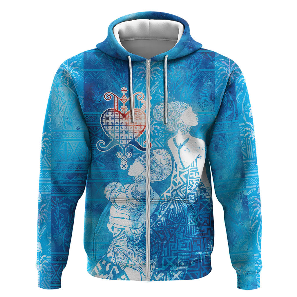 Afro Erzulie Dantor Veve Hoodie Mother Goddess